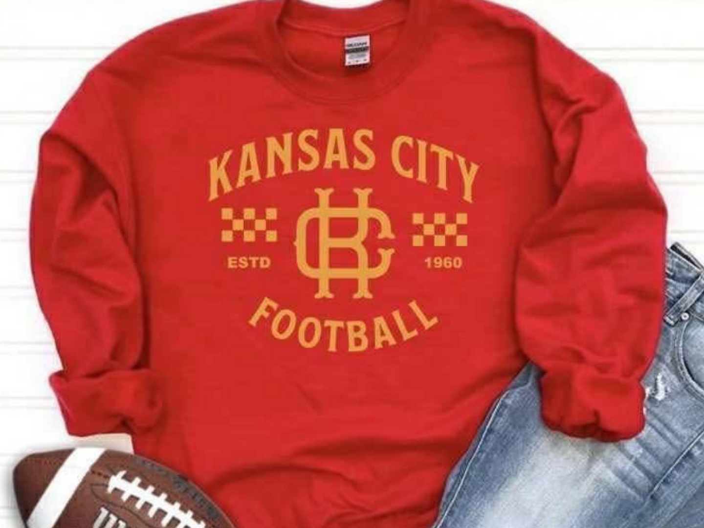 Checkered Kansas City Football