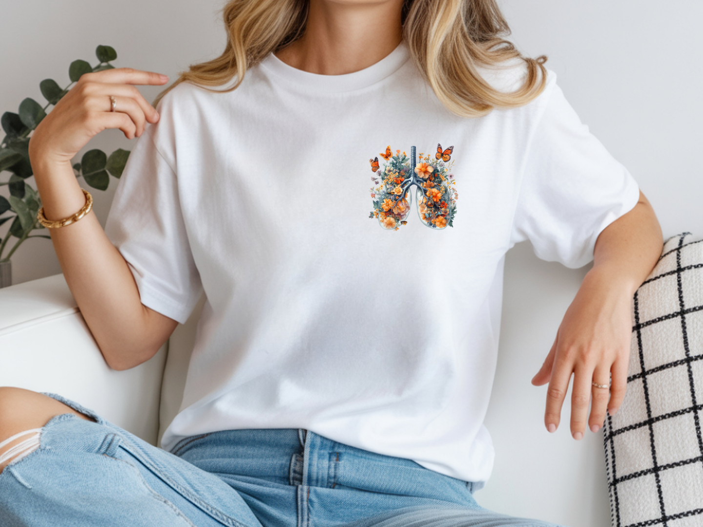 YHWH Flower Lungs (Front & Back)