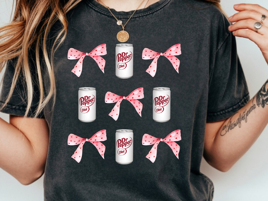 Diet Dr Pepper & Bows