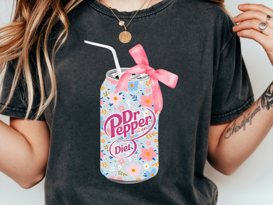 Diet Dr Pepper Can w/ Bow