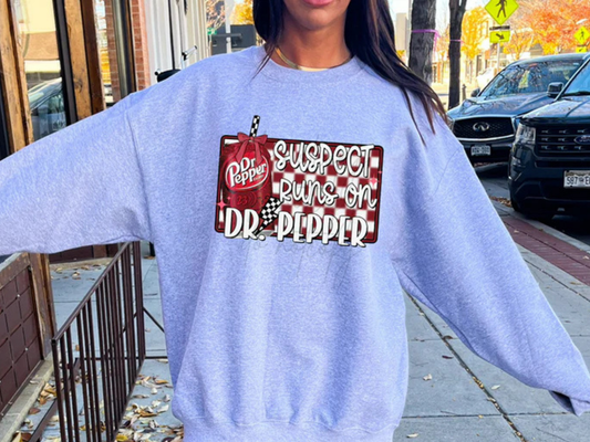 Suspect Runs on Dr Pepper