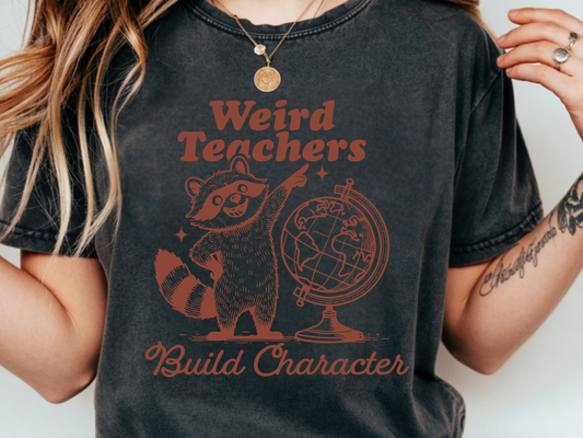 Weird Teachers Build Character (Red)
