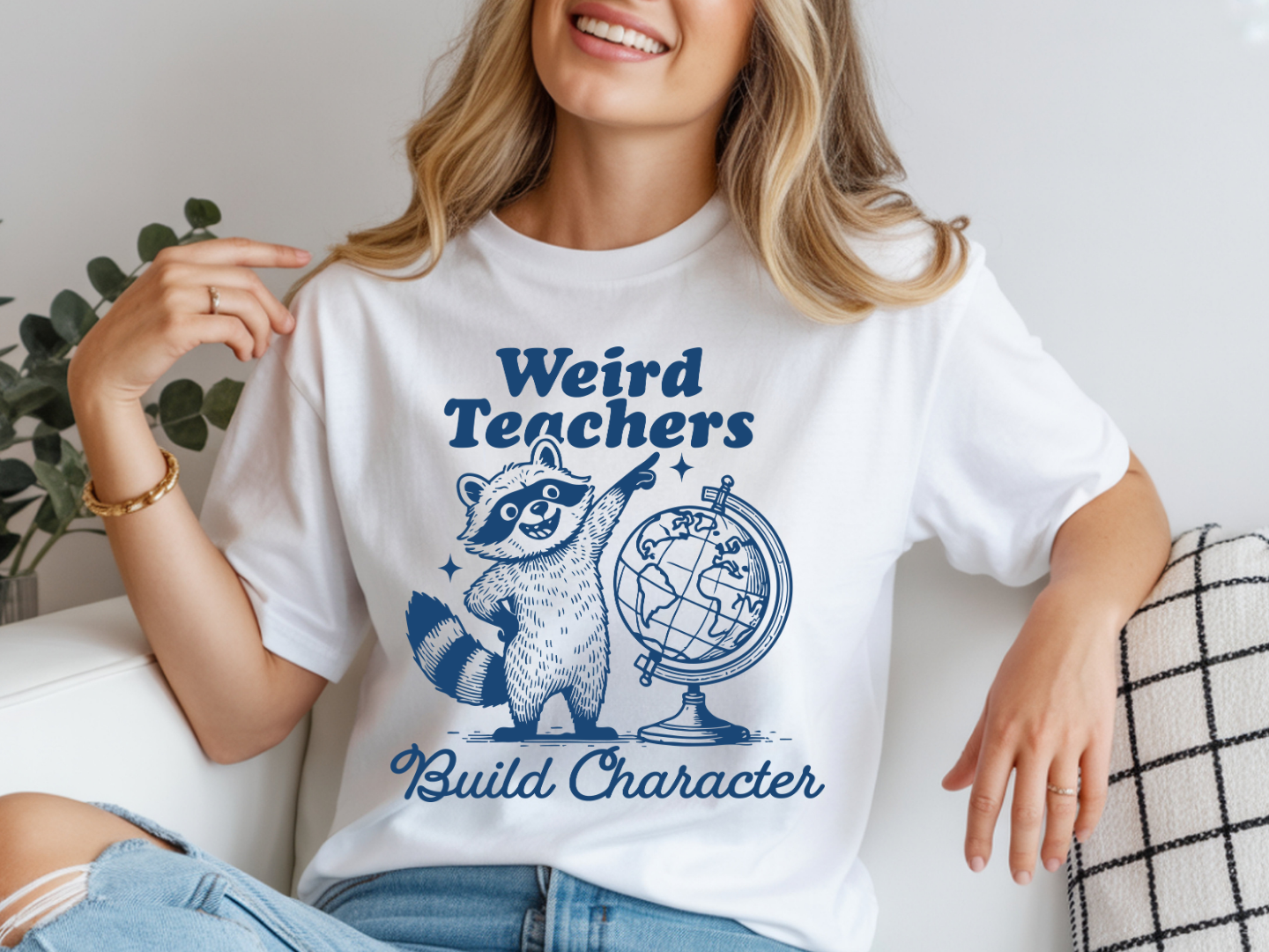 Weird Teachers Build Character (Blue)
