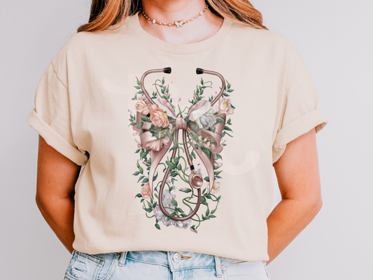 Nurse Flower Stethoscope